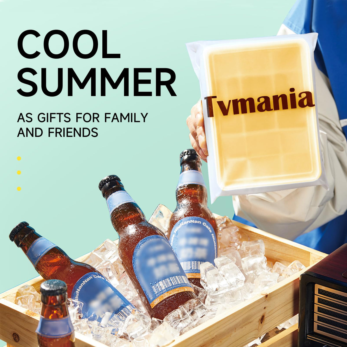 Tvmania Baby Food and Cocktail Ice Trays offer versatile freezing options