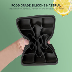 Tvmania dishwasher-safe silicone trays are easy to clean.