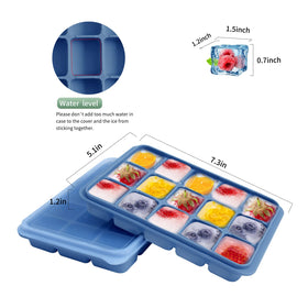Tvmania easy-release silicone trays show flexible release for crisp, clean cubes.