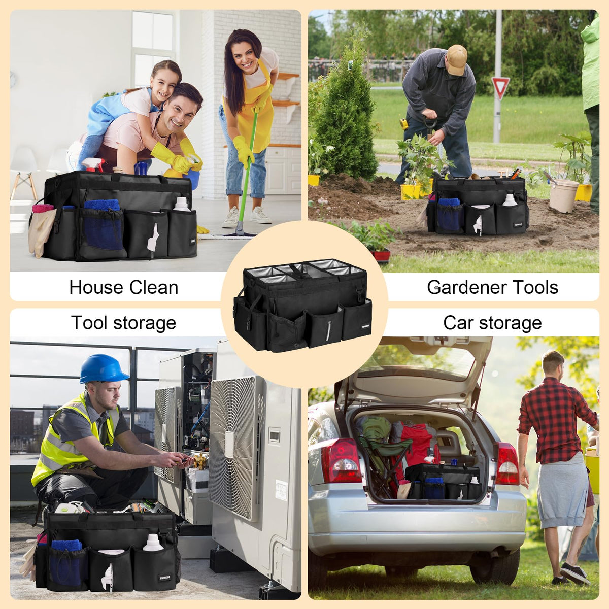 TWINDLE removable aluminum bottom pad simplifies cleanup and stability.