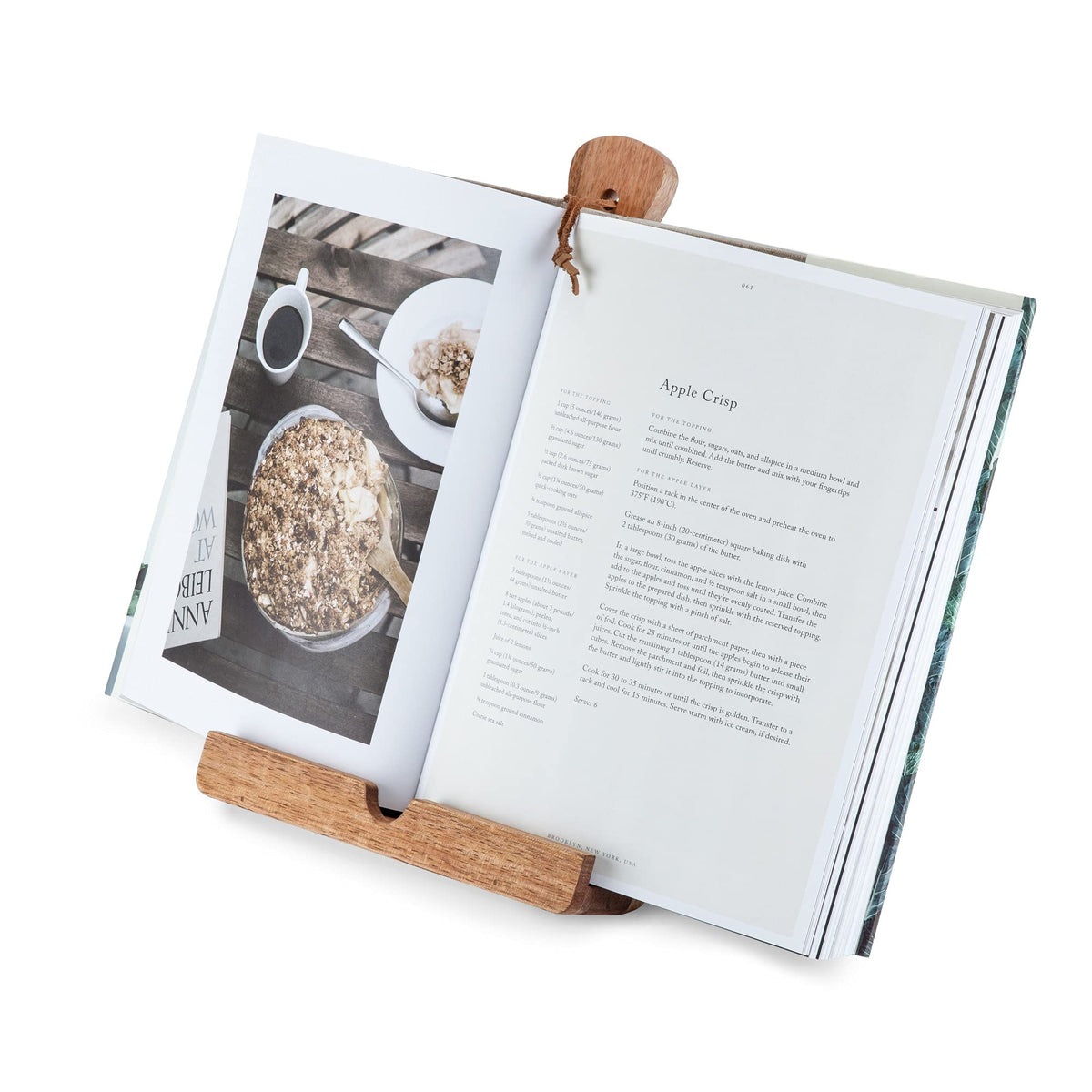 Twine rustic kitchen decor accent in acacia wood for farmhouse style.