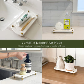 TWINKLE MOMENT raised stainless steel legs elevate tray for better airflow and faster drying.