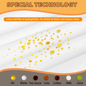 TWINRPET TWINPRET stain resistant fabric keeps white clean at events