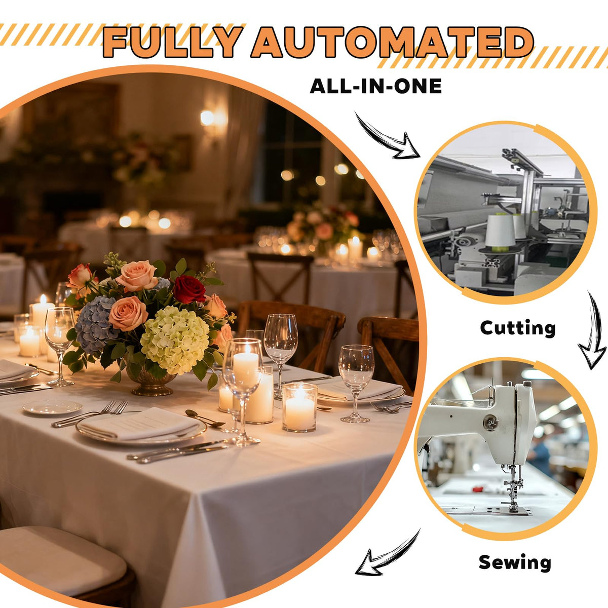 TWINRPET TWINPRET waterproof finish tablecloth protects surfaces during meals