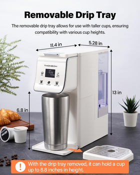 TWOMEOW energy-saving auto-off helps reduce power use after brewing.