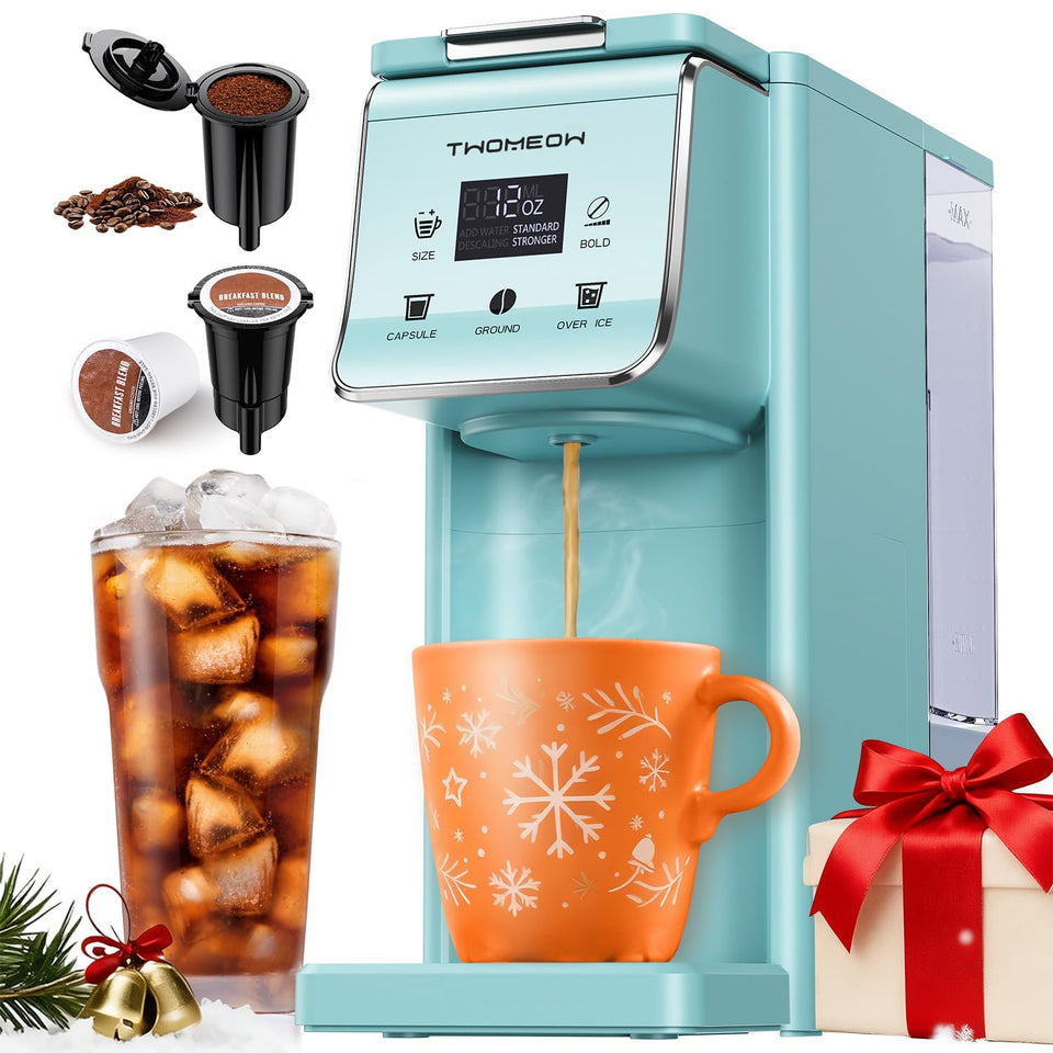 TWOMEOW coffee maker highlighting the bold setting for a customizable brew