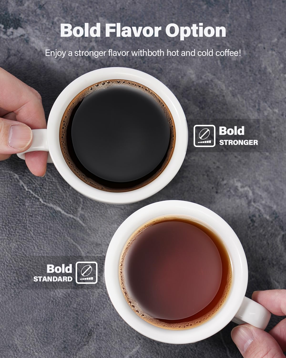 TWOMEOW removable drip tray fits tall cups and travel mugs.