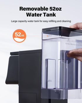TWOMEOW coffee maker with a 52 oz water tank for multi-cup sessions.
