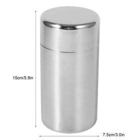 Tyenaza canister with double-seal lids for secure, odor-free storage.