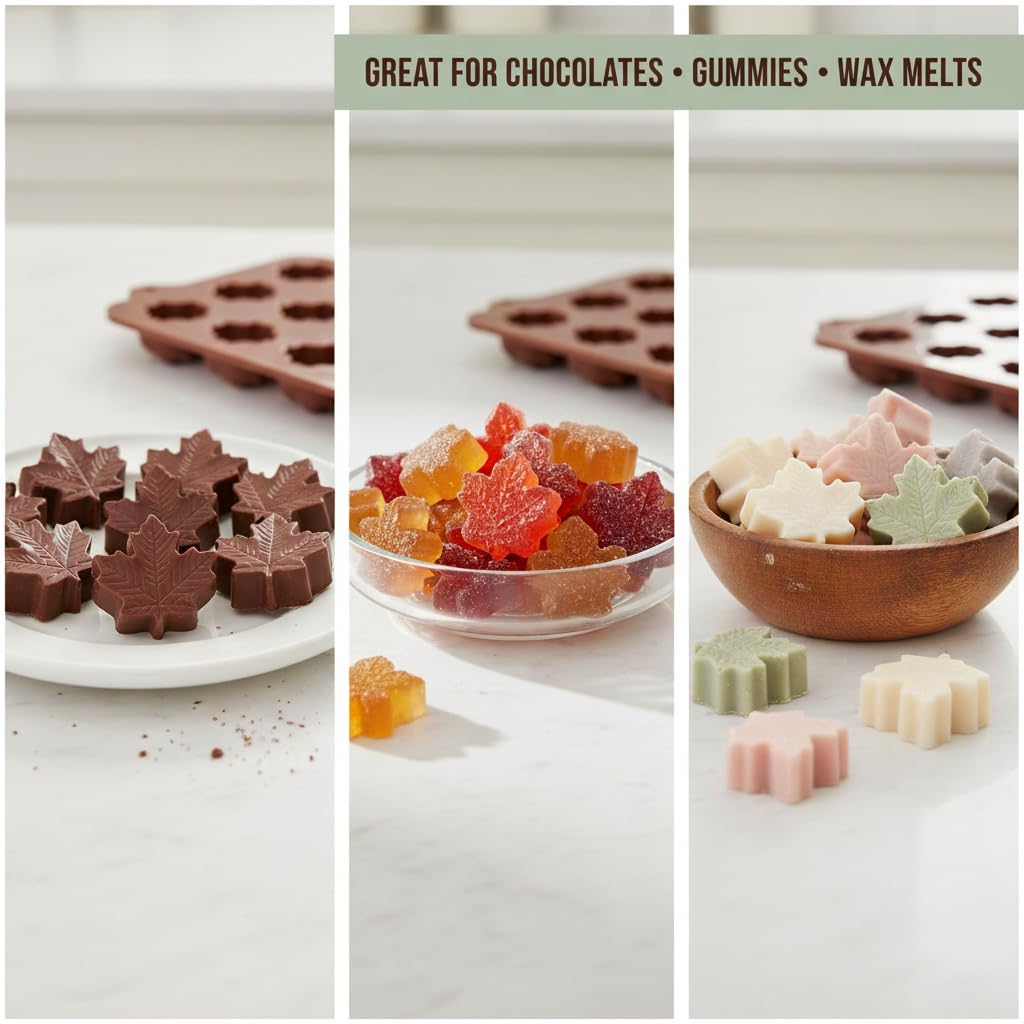 TYH maple leaf ice cube mold creates themed drinks and festive cold treats.