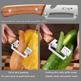 Tyheuca peeler in stainless steel resists rust during daily use