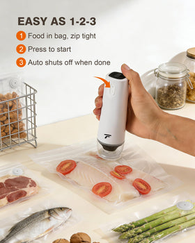 Tynjuov sealer keeps fridge organized by sealing leftovers