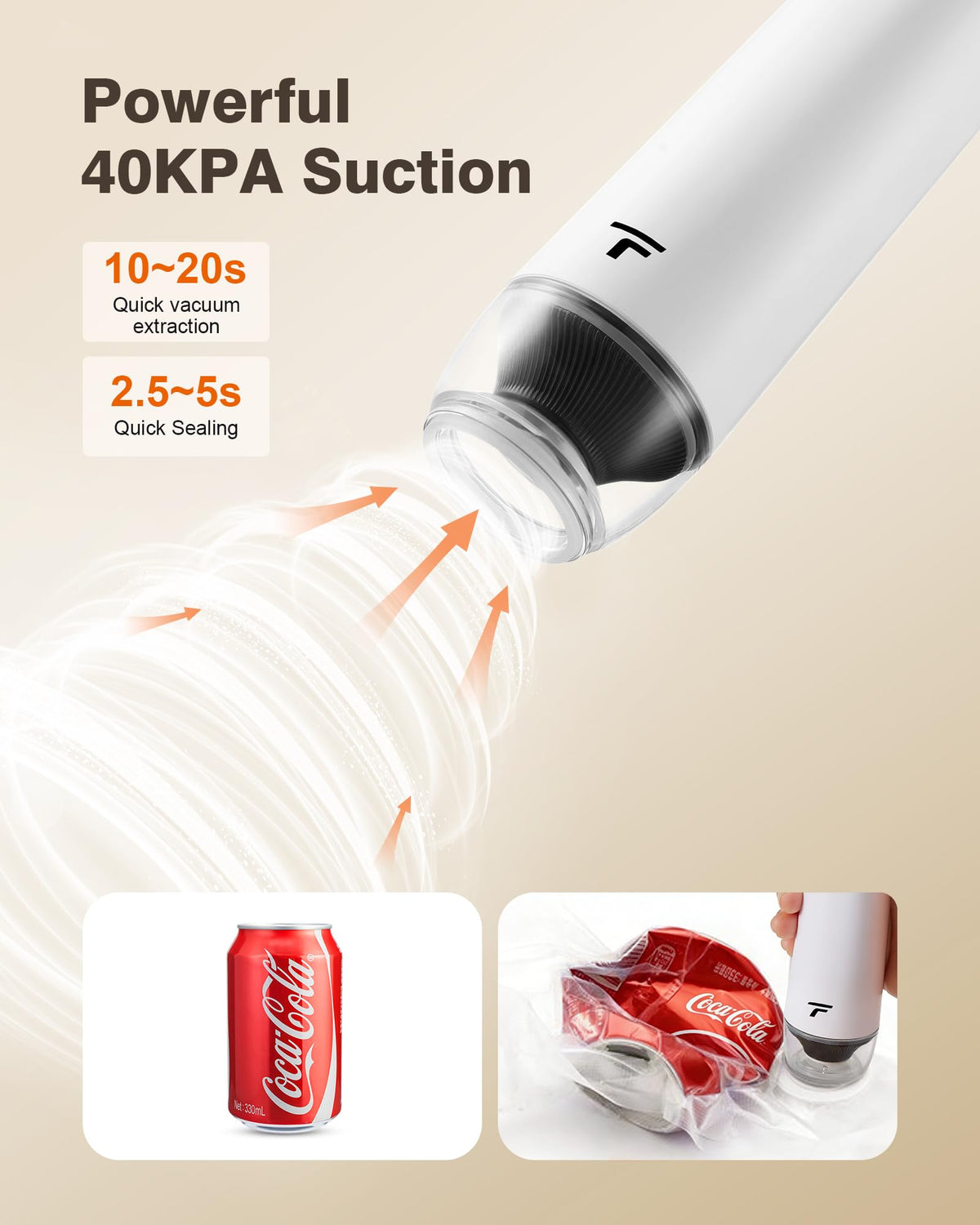 Tynjuov Pebble 8-second seal for fast preservation of foods