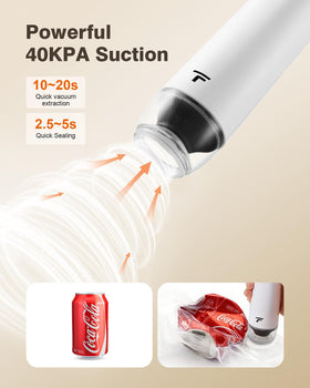 Tynjuov Pebble 8-second seal for fast preservation of foods
