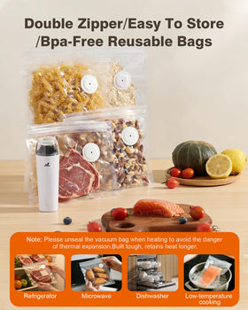 Tynjuov vacuum bags are sous vide-friendly for precise cooking