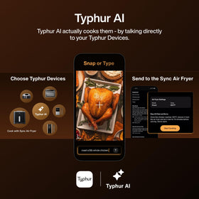 Typhur Sync 8QT smart whole chicken mode delivering tender crispy results