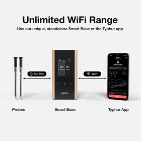 Typhur Sync Gold displays ±0.5℉ accuracy with fast response