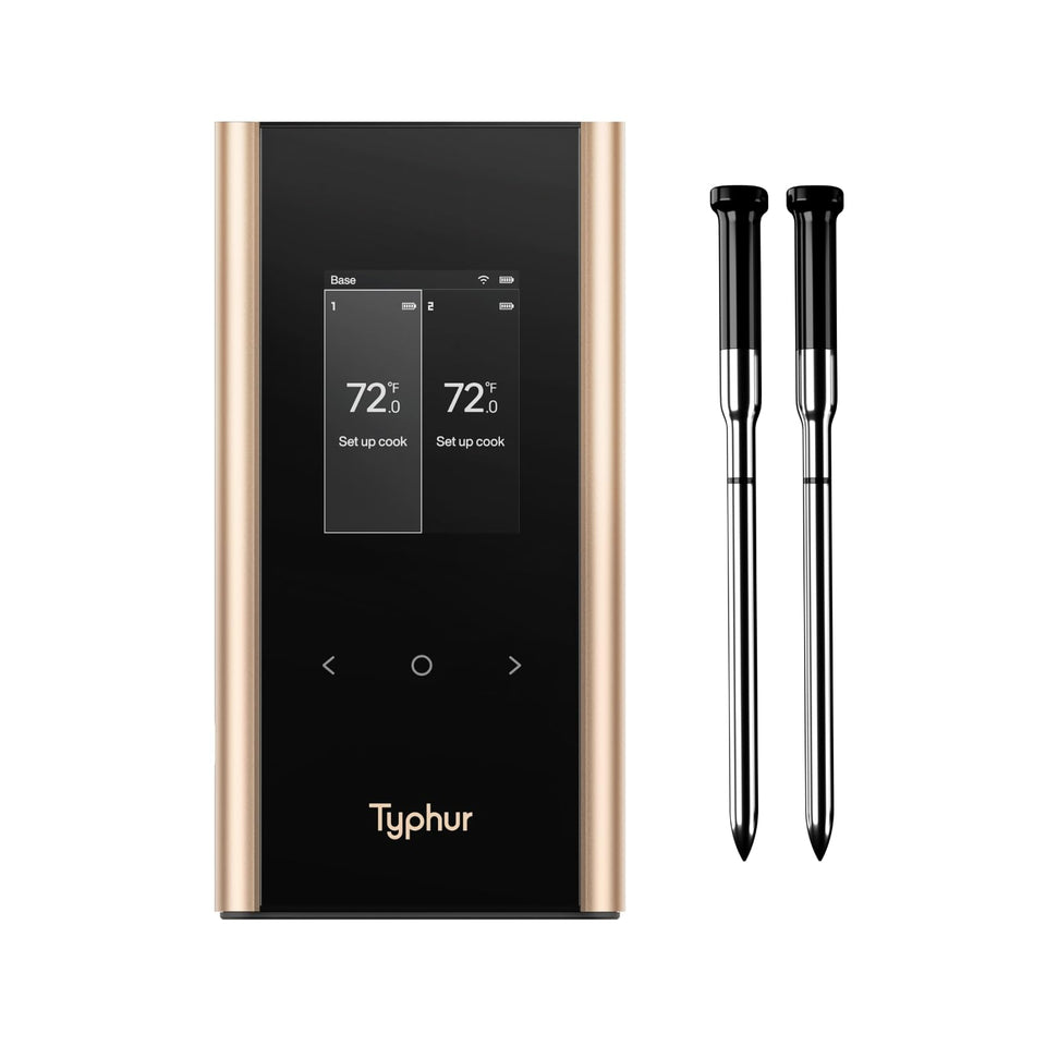 Typhur Sync Gold base setup with live readings for precise control