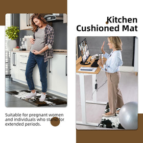 Tyrot cowhide mat is waterproof and easy to wipe clean after spills