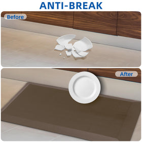 Tyrot mat works on wood, tile, and marble floors