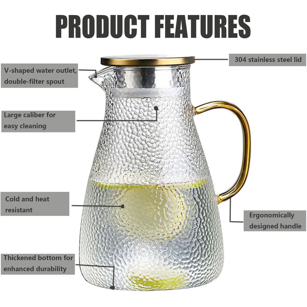 TYWSMY pitcher cooling in fridge, ideal for iced tea and lemonade