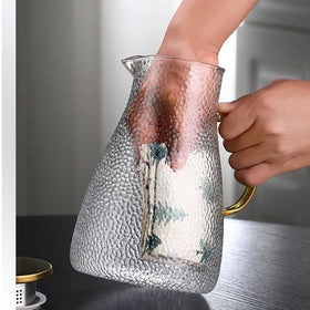 TYWSMY dishwasher safe clear glass pitcher for daily use