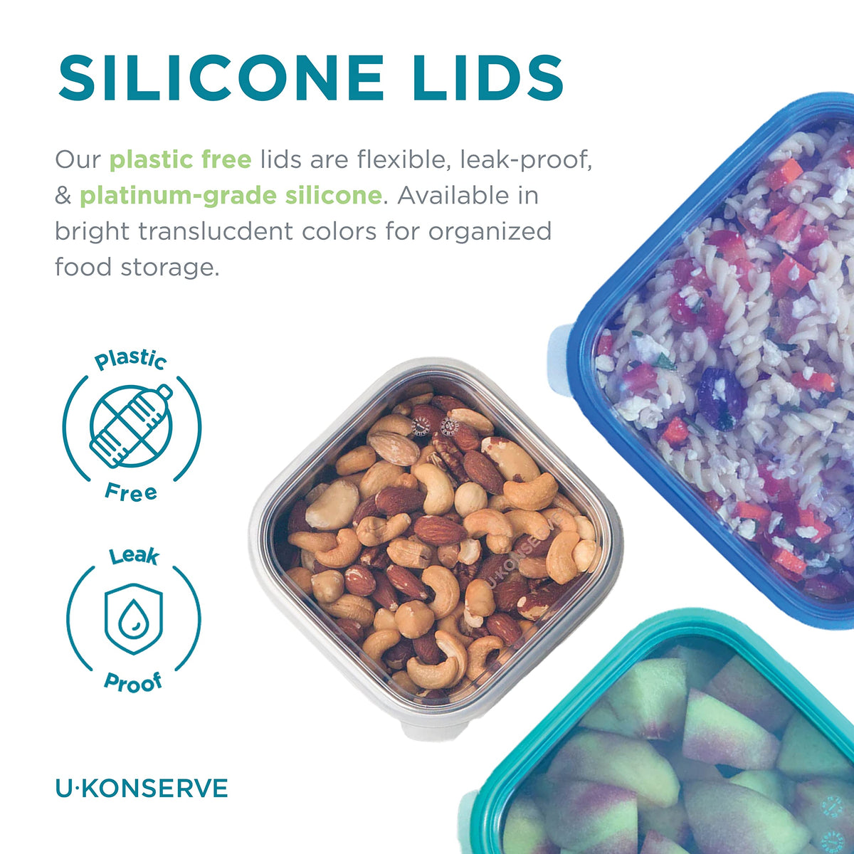 U Konserve bento box stackable for compact fridge organization
