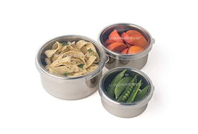 Office scene with U Konserve container for leftovers and takeout, reusable and durable.