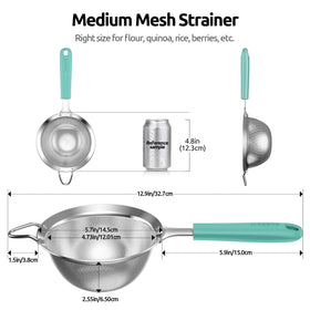 U-Taste 18-8 stainless steel body resists rust for long-term use.