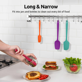 U-Taste heat resistant silicone spatula for batter and sauce prep