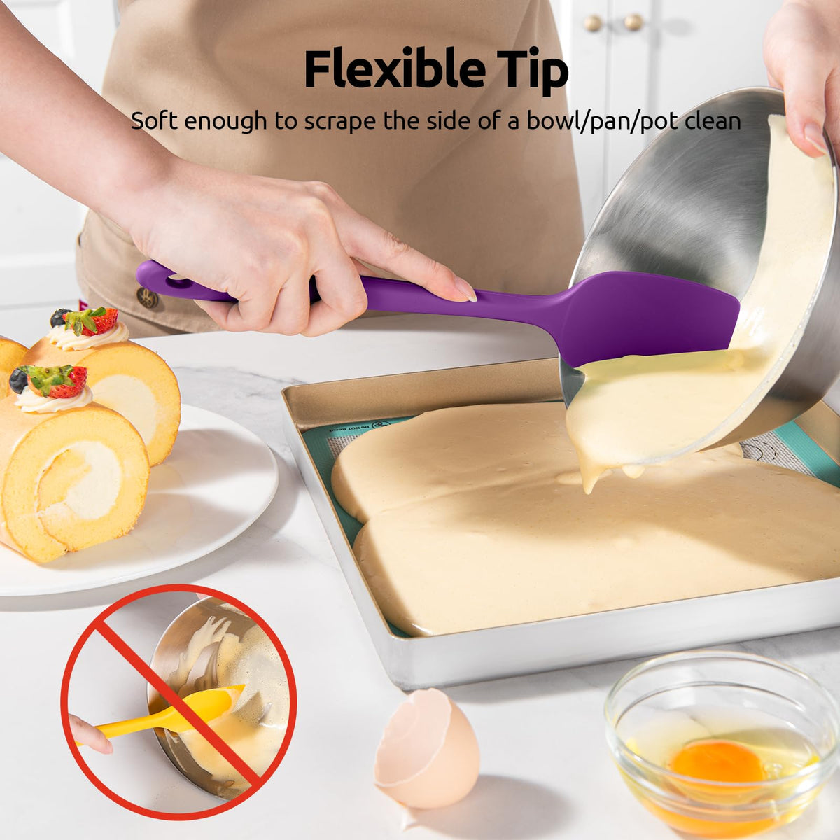 U-Taste dishwasher-safe spatula set simplifies cleanup after cooking