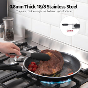 U-Taste food-grade silicone provides safe, heat-resistant contact with food.