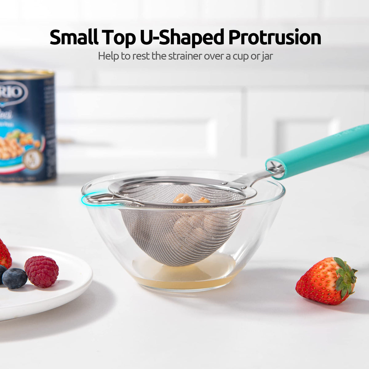 U-Taste hanging hole for easy storage and quick access.