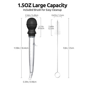 U-Taste heat resistant silicone bulb and Tritan body withstands hot juices.