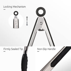 U-Taste tongs are dishwasher-safe for quick, hassle-free cleaning.