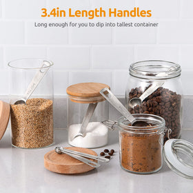 U-Taste nesting design with ring keeps all spoons organized