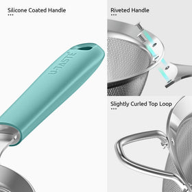 U-Taste nesting design shows two sizes stored together.