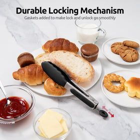U-Taste nonstick-friendly design protects pans during flipping and serving.