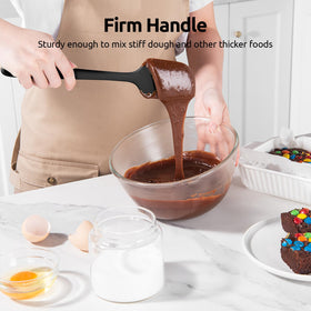 U-Taste silicone spatula set dishwasher safe for quick cleanup