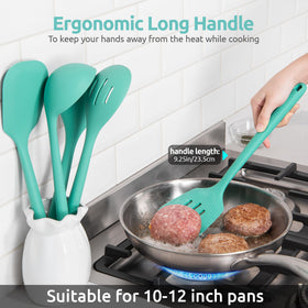 U-Taste silicone tip prevents scratching non-stick cookware