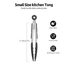 U-Taste silicone tips at 600°F protect pans while serving salads.