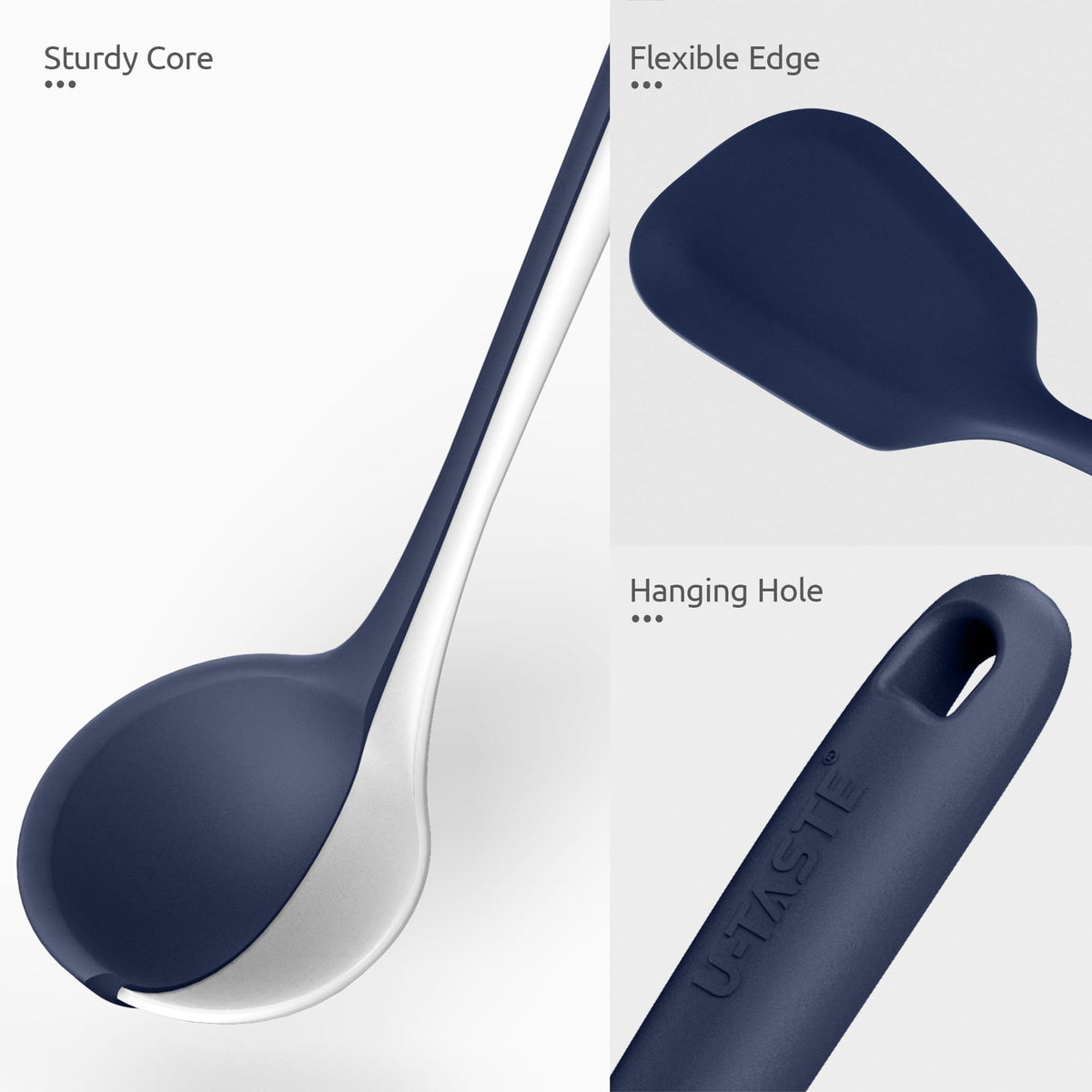 U-Taste silicone basting brush for even glaze on dishes.