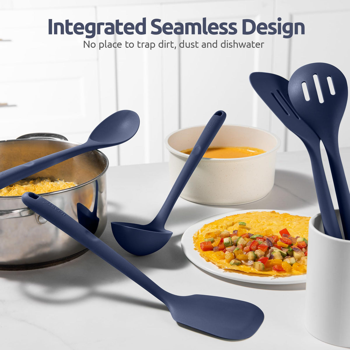 U-Taste dishwasher-safe utensils ready for quick cleanup.