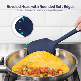 U-Taste soft grip handle delivers comfortable control while cooking.