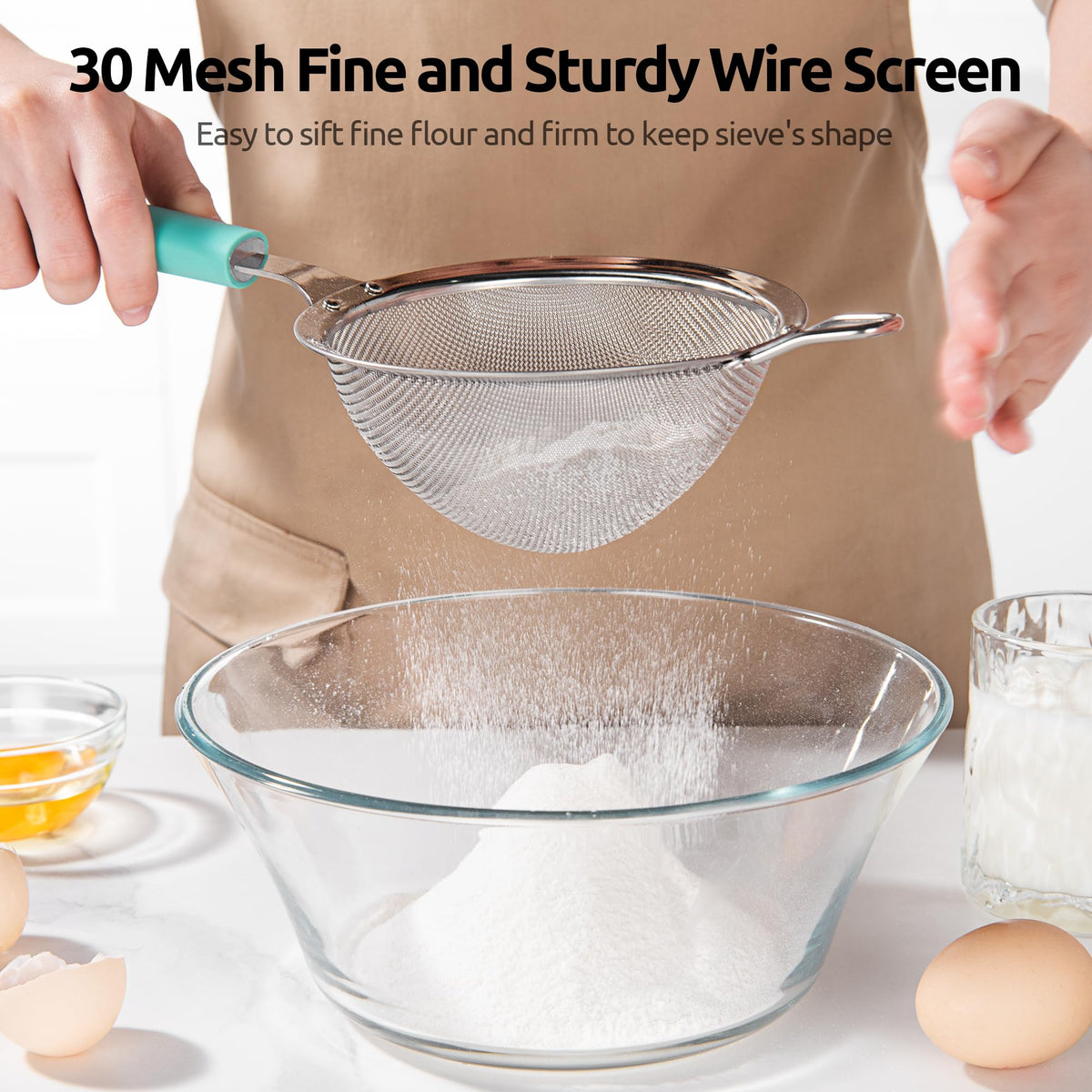 U-Taste strengthened mesh-to-frame connection supports heavy use.