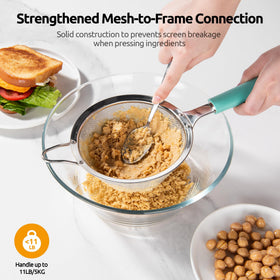 U-Taste U-shaped hanging hole for easy storage and reach.