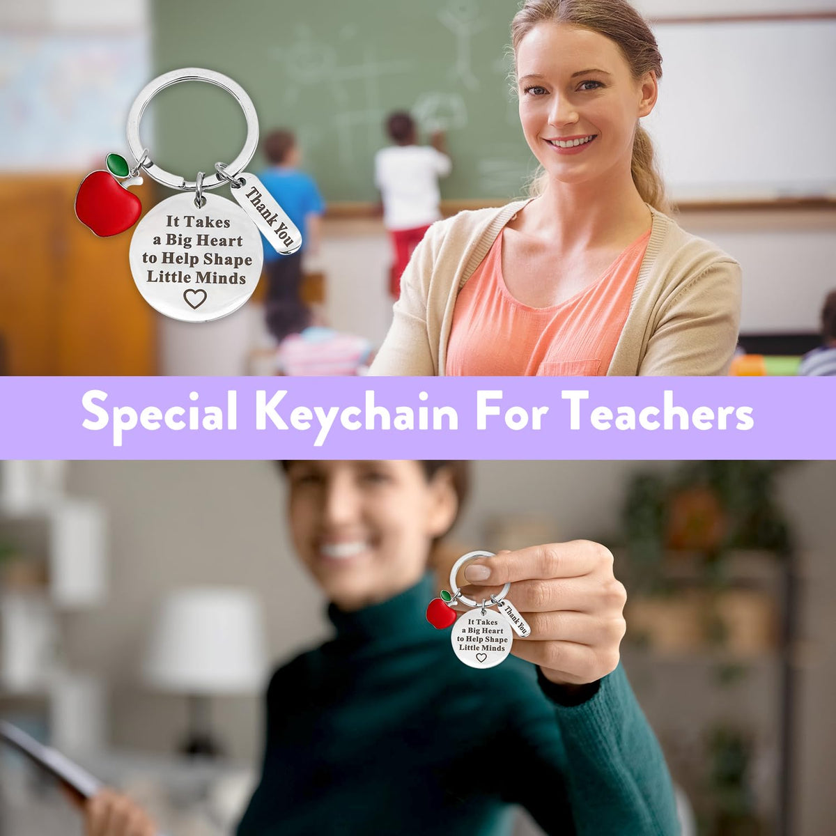 UAREHIBY greeting card with a thoughtful message for teachers