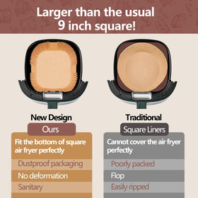 UBeesize liner resists heat up to 450°F for reliable frying.