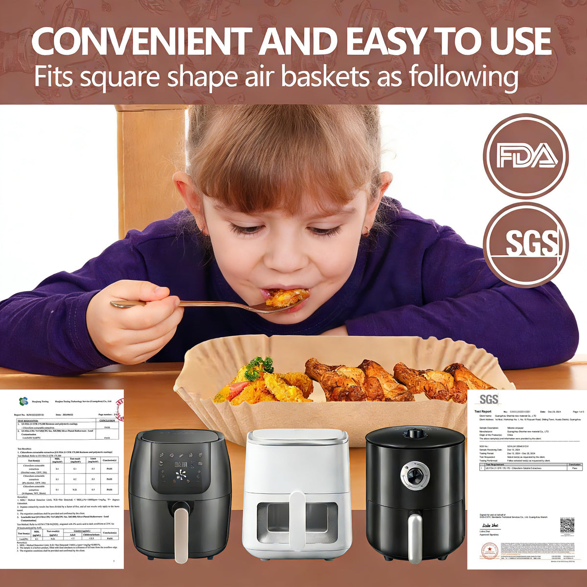 UBeesize liner in microwave and air fryer shows versatile compatibility
