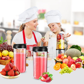 UBYNID dishwasher-safe cups simplify cleaning after blends.